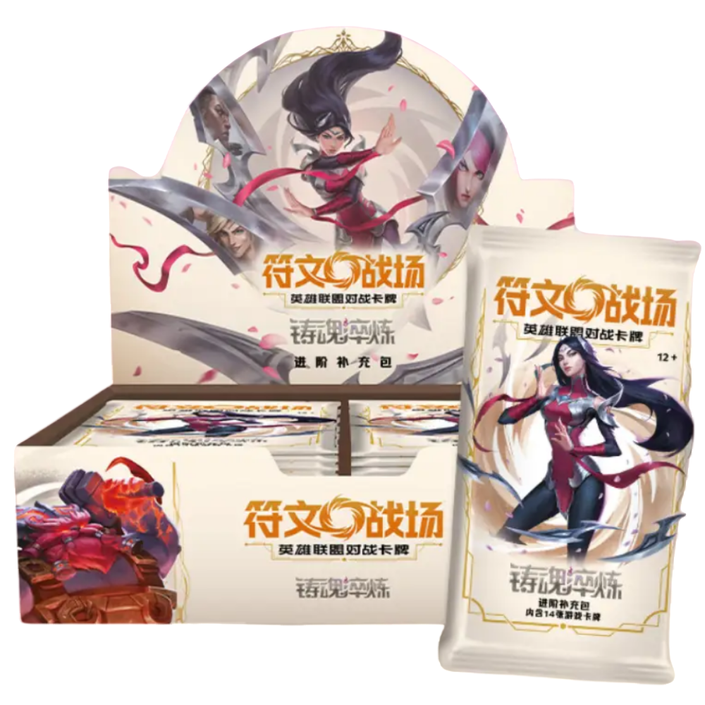 Riftbound League Of Legends: Spiritforged - Jumbo Booster Display Cinese 14 Buste