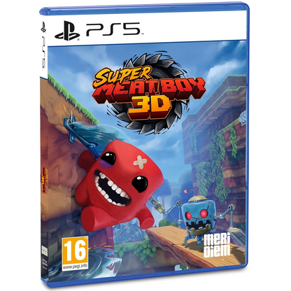 Super Meat Boy 3D Ps5 Videogioco Playstation 5 Copertina Italiana (Multilingua)