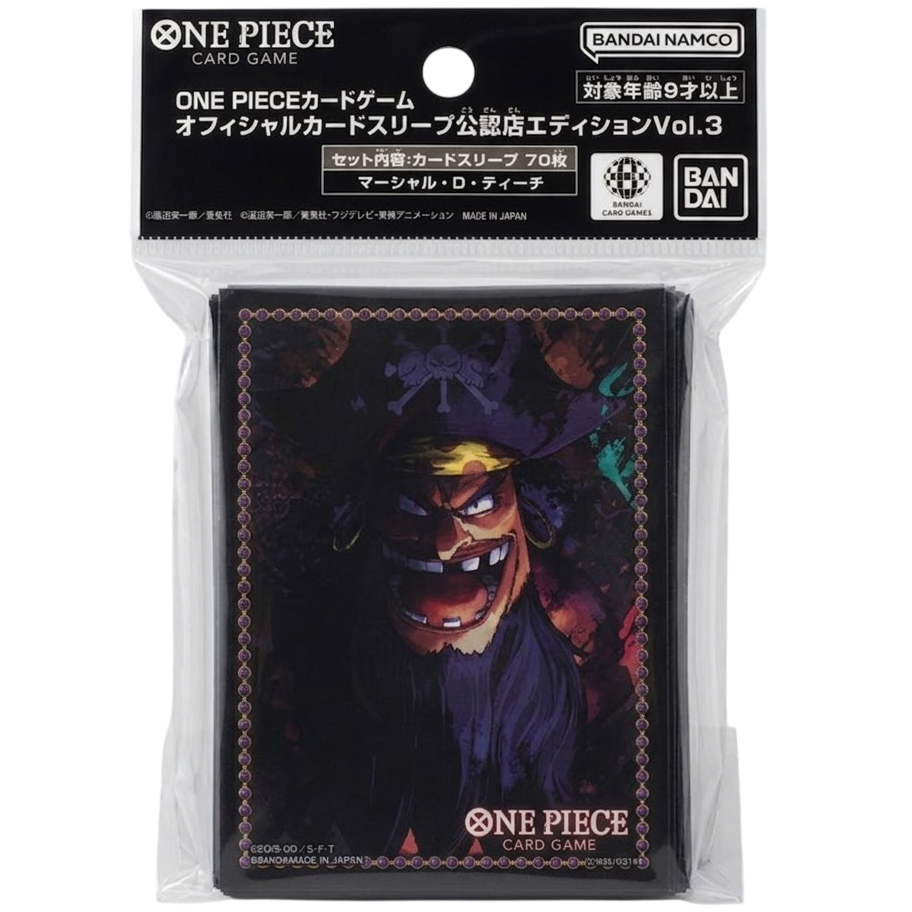 Bandai Namco - One Piece Card Game Sleeves Vol. 3 Marshall D. Teach 70 Bustine Protezioni Per Carte