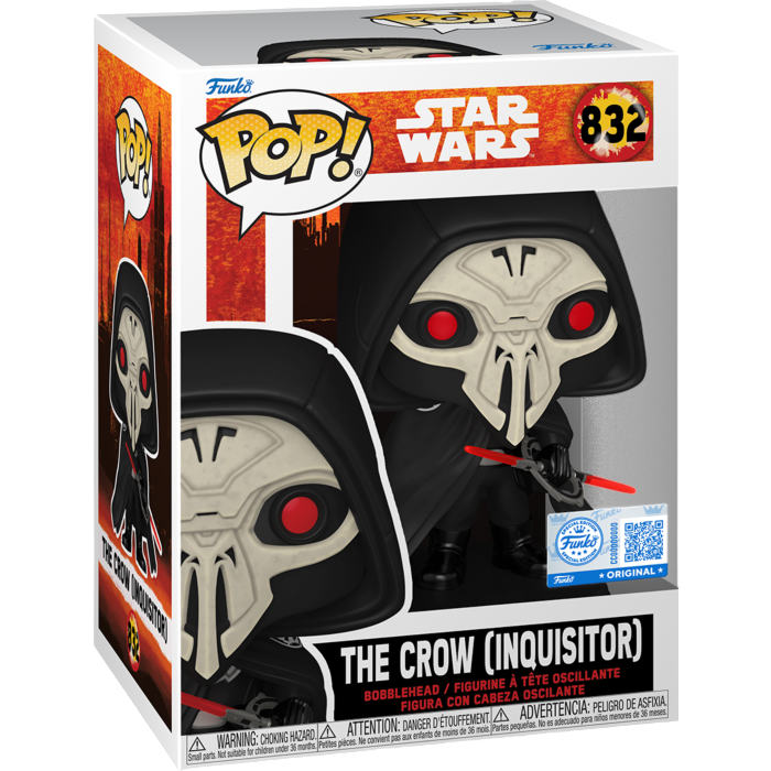 Funko Pop! Star Wars (832) The Crow (Inquisitor) Special Edition - Vinyl Figure 9cm