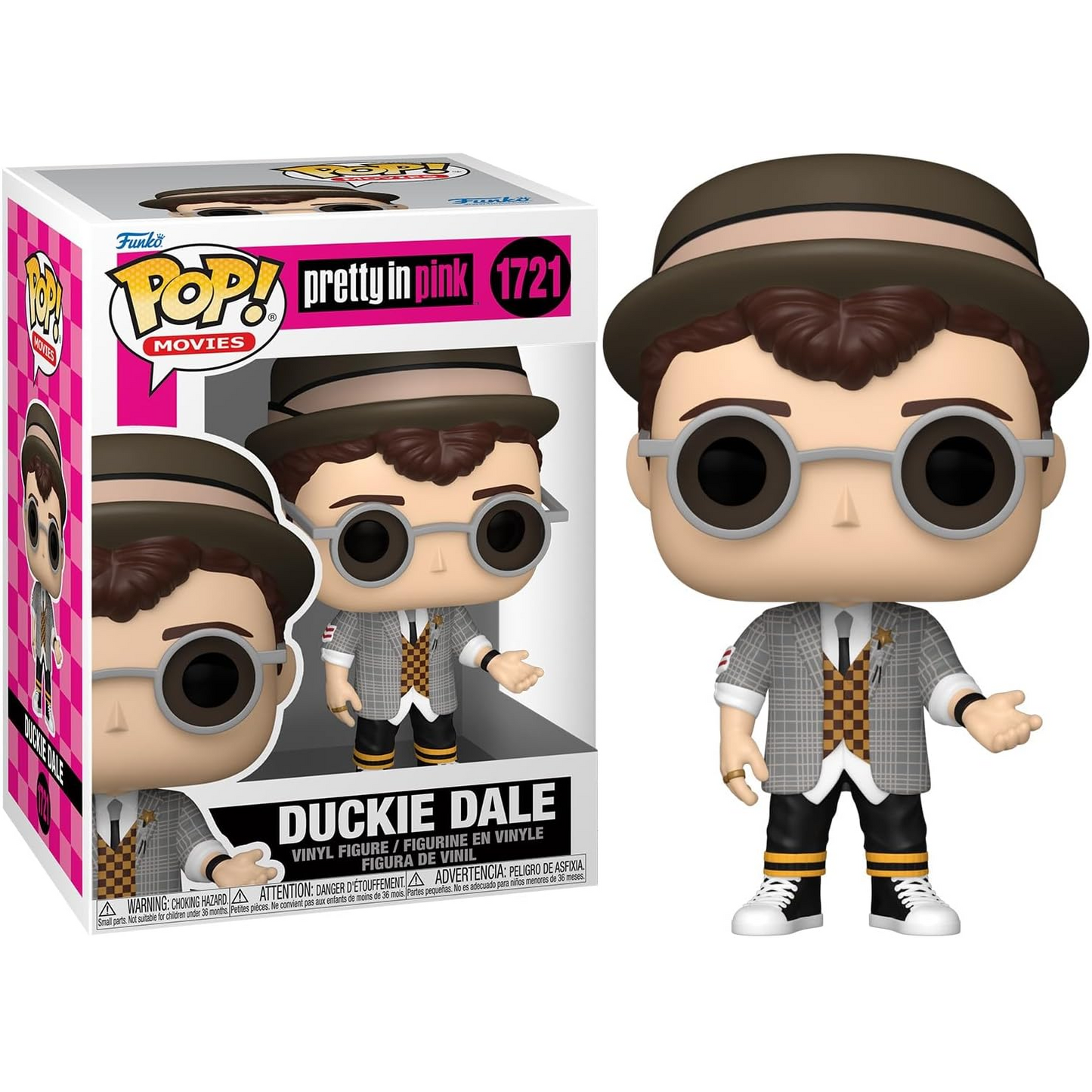 Funko Pop! Movies: Pretty In Pink (1721) Duckie Dale - Vinyl Figure 9cm
