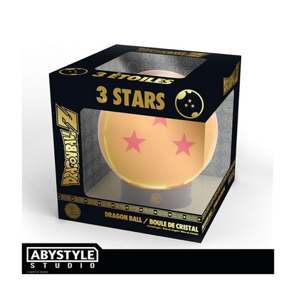 Abystyle Dragon Ball: Sfera del Drago 3 Stelle Con Base - Figure 8cm Collezione Ufficiale