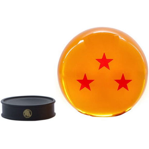 Abystyle Dragon Ball: Sfera del Drago 3 Stelle Con Base - Figure 8cm Collezione Ufficiale