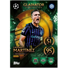 Topps Match Attax UEFA Champions League 2025/26 Gladiators Warriors Mega Tin Box Carte Calcio