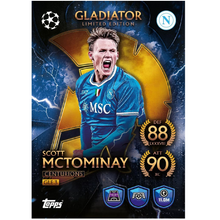 Topps Match Attax UEFA Champions League 2025/26 Gladiators Centurions Mega Tin Box Carte Calcio