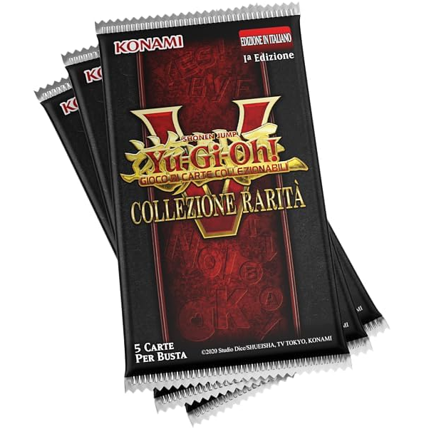 Yu-Gi-Oh! Collezione Rarità V (3 Buste Espansione) Edizione Italiana Trading Card Game Tcg