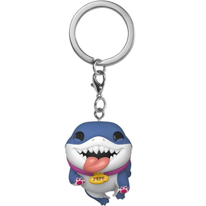 Funko Pocket Pop! Keychain Marvel Rivals: Jeff The Land Shark - Vinyl Figure 4cm