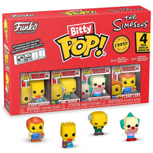 Funko Bitty Pop! The Simpson (4 Pack) w/ Bitty Display Chase Edition - Mini Vinyl Figure 2cm