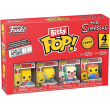 Funko Bitty Pop! The Simpson (4 Pack) w/ Bitty Display Chase Edition - Mini Vinyl Figure 2cm