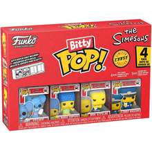 Funko Bitty Pop! The Simpson (4 Pack) w/ Bitty Display Chase Edition - Mini Vinyl Figure 2cm