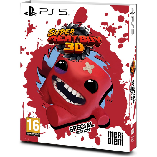 Super Meat Boy 3D Special Edition Ps5 Videogioco Playstation 5 Copertina Italiana (Multilingua)