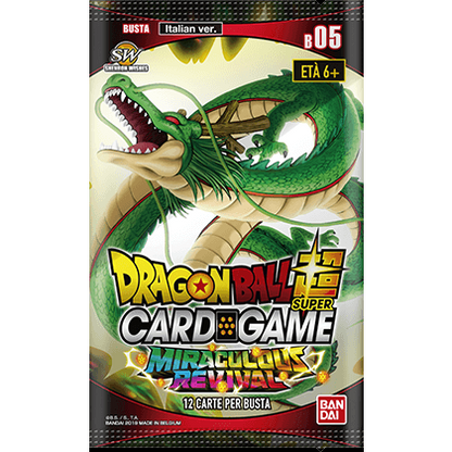 Dragon Ball Super Card Game: Miraculous Revival (B05) Box 24 Packs (Versione Italiana)