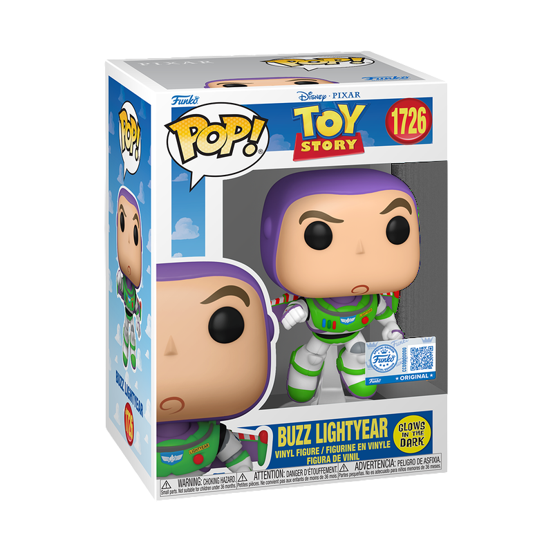 Funko Pop! Disney: Toy Story (1726) Buzz Lightyear (Special Edition | Glows In The Dark) Vinyl Figure 9cm
