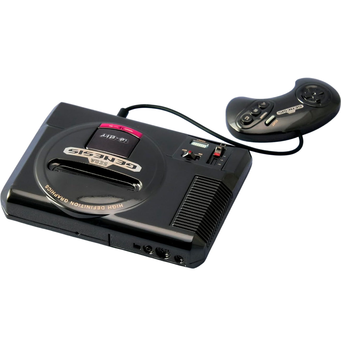 Square Enix Sega: Sega Genesis Bright Arts Gallery Series - Replica Figure in Metallo con Controller 4,2 cm