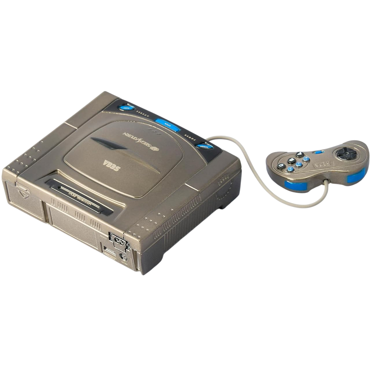 Square Enix Sega: Sega Saturn Bright Arts Gallery Series - Replica Figure in Metallo con Controller 4,2 cm
