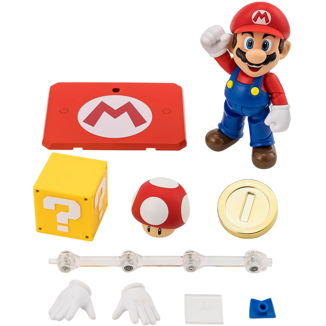 Bandai Namco S.H. Figuarts: Mario (Super Mario) - Figure Articolata 16cm Tamashi Nations