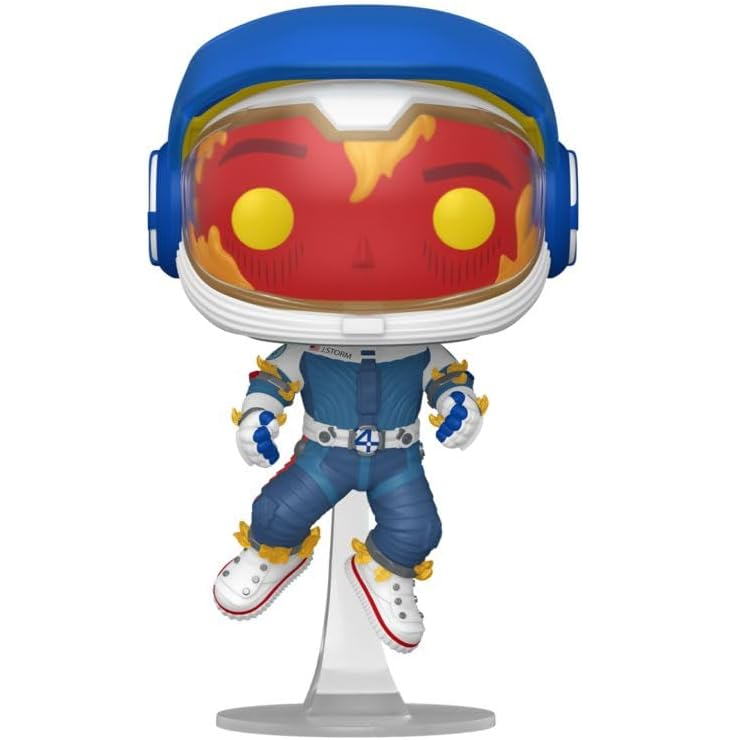 Funko Pop! Marvel: The Fantastic 4 First Steps (1521) Human Torch (Special Edition) Bobblehead Vinyl Figure 9cm