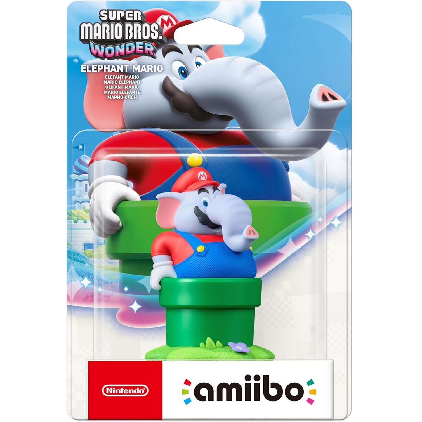 Amiibo Super Mario Bros. Wonder: Elephant Mario Figure Nintendo Switch