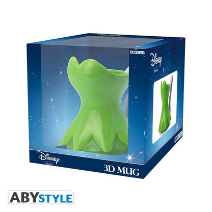 ABYstyle - Tazza (Disney 3D Mug) - Peter Pan -  Bicchiere da 300 ml - Thinkerbell
