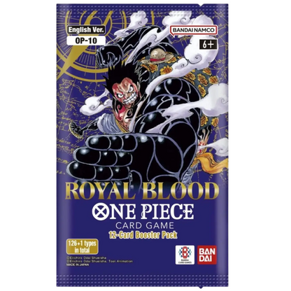 Bandai One Piece OP-10 Royal Blood - 12 Card Booster Pack TCG Card (Inglese)