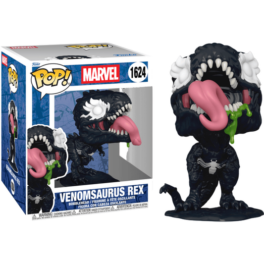 Funko Pop ! Marvel VC -(1624) Comics -Venomized T-Rex Figure Vinyl 9cm