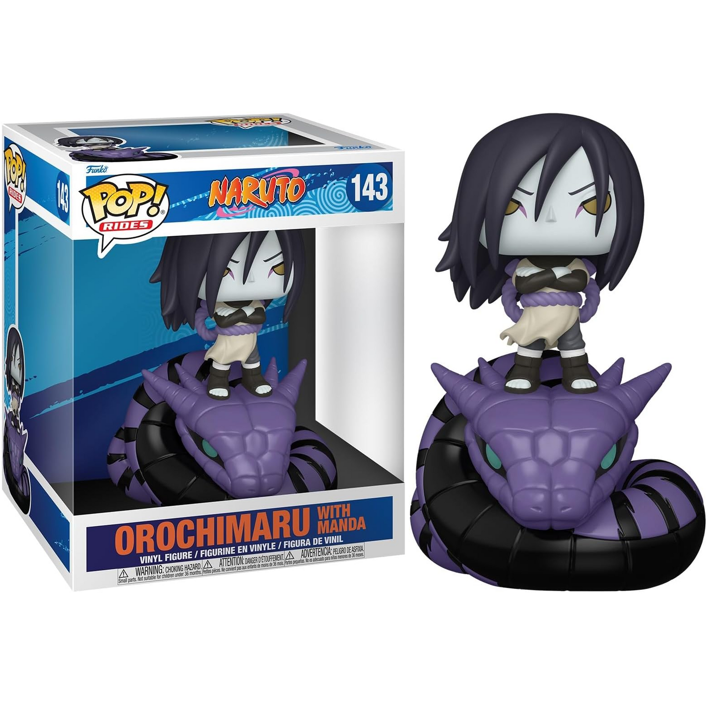 Funko Pop! Rides: Naruto Shippuden - (143) Orochimaru W/ Manda Figure 15cm