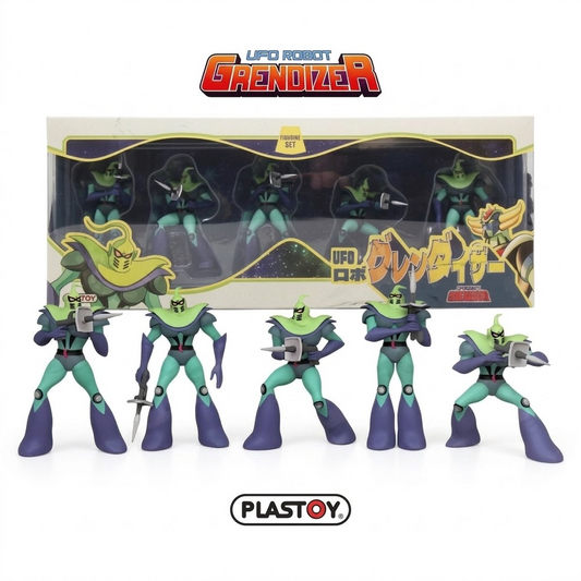Plastoy Ufo Robot Grendizer: Vegan Soldiers Mini Figure - Set Da Collezione