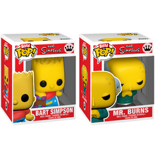 Funko Bitty Pop! The Simpson (2 pack) Bart & Mr. Burns - Mini Vinyl Figure 2cm