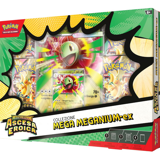 Pokémon GCC: Megaevoluzione Ascesa Eroica - Collezione Mega Meganium - Ex