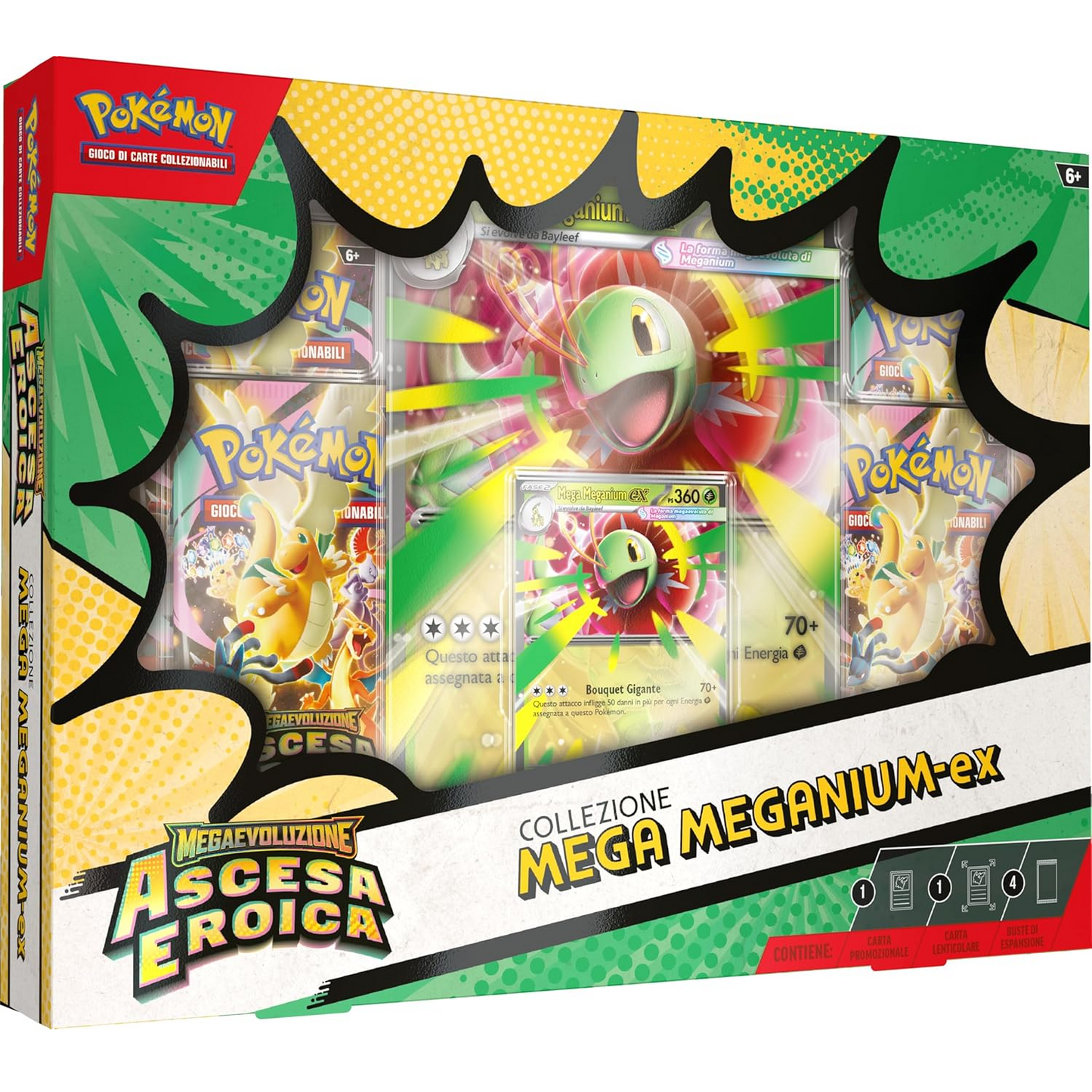 Pokémon GCC: Megaevoluzione Ascesa Eroica - Collezione Mega Meganium - Ex