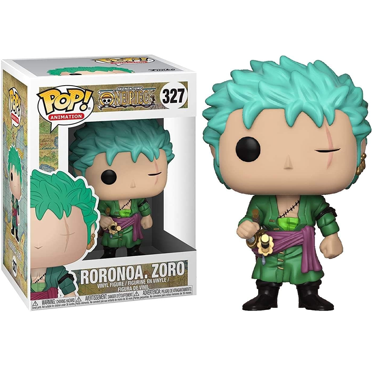 Funko Pop! Animation: One Piece (327) Roronoa Zoro - Vinyl Figure 9cm