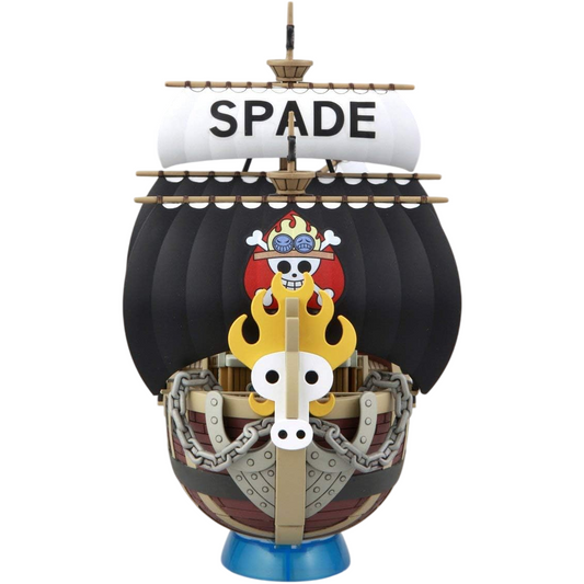 Bandai One Piece: Spade Pirates Ship Model Grand Ship Collection Model Kit 12cm