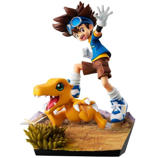 Bandai Megahouse: Digimon Adventure Taichi Yagami & Agumon 20th Anniversary - Figure 12cm