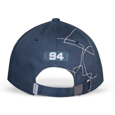 Difuzed - PlayStation Blu Navy 94 Logo Ufficiale Strapback - Berretto Cappello con Visiera Curva Stile Baseball Cap