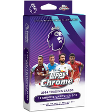 Topps Chrome Premier League 2025 26 Hanger Box 15 Carte Calcio Collezione