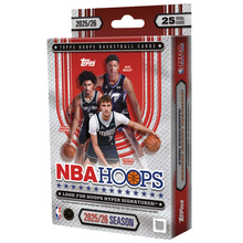 Topps NBA Hoops 2025 / 2026 Hanger Box Carte Basket Card Collezionabili Ufficiali