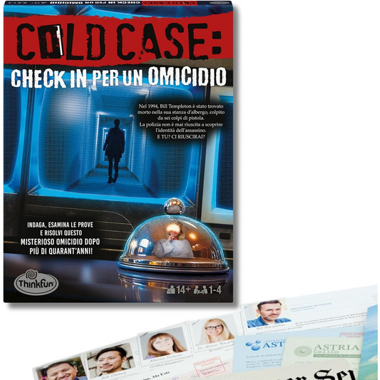 Ravensburger Cold Case 5: Check In Per Un Omicidio Gioco Investigativo Da Tavolo