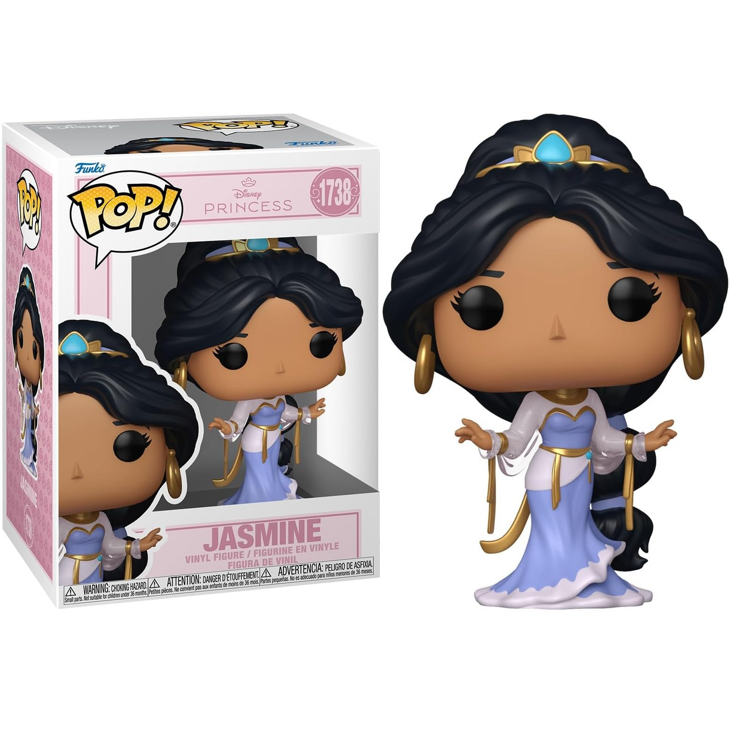 Funko Pop! Disney: Princess Aladdin (1738) Jasmine - Vinyl Figure 9cm