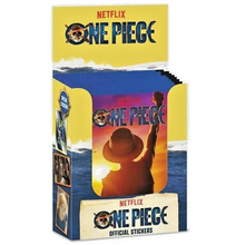 Diramix - One Piece Netflix: Official Stickers Box da 30 Packs - Figurine Collezionabili