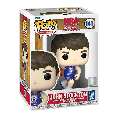Funko Pop Nba All-Stars - John Stockton (141) Basketball Figure 1992 Pop Vynil