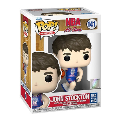 Funko Pop Nba All-Stars - John Stockton (141) Basketball Figure 1992 Pop Vynil