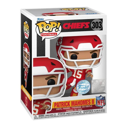 Funko Pop ! Football Nfl Chiefs (303) Patrick Mahomes Special Edition Figure 9Cm