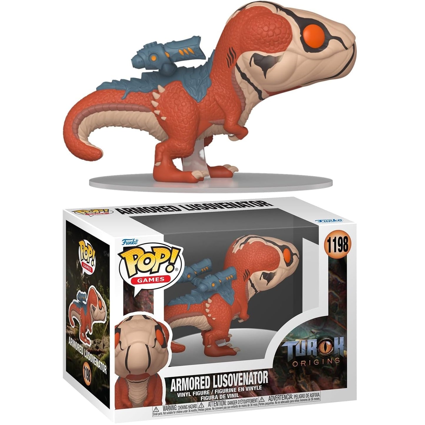 Funko Pop! Games: Turok Origins (1198) Armored Lusovenator - Vinyl Figure 9cm