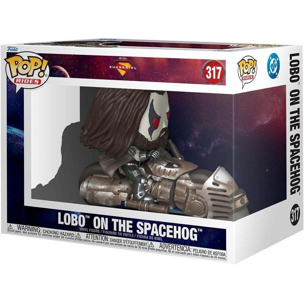 Funko Pop! Rides: DC Studios Supergirl (317) Lobo On Spacehog - Vinyl Figure 15cm