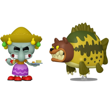 Funko Pop! Animation: SpongeBob Squarepants (2 Pack) Squidward & Sea Bear - Vinyl Figure 9cm