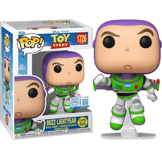 Funko Pop! Disney: Toy Story (1726) Buzz Lightyear (Special Edition | Glows In The Dark) Vinyl Figure 9cm
