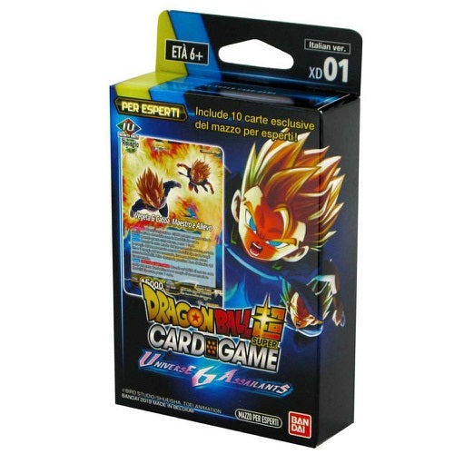 BANDAI - CARD GAME DRAGON BALL SUPER MAZZO EXPERT DECK 01 UNIVERSE 6 ASSAILANTS
