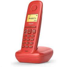 Telefono Cordless Gigaset A170 Red Senza Filo Telefono Casa Vivavoce Led Rosso