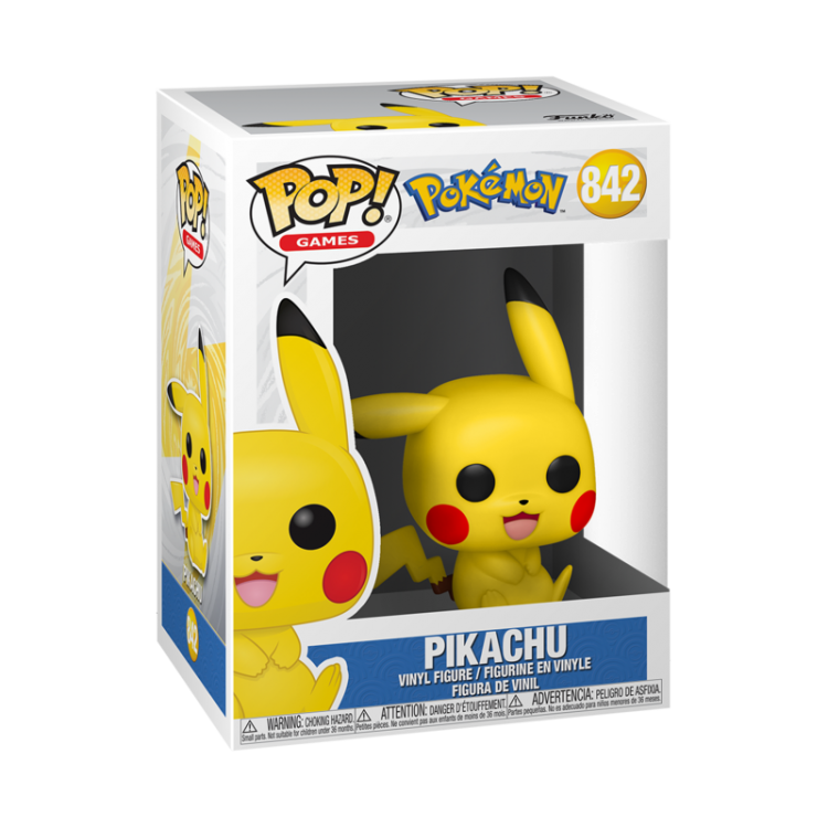 Funko Pop Pokemon 842 - Pikachu Vinyl Action Figure Statuetta Da Collezione