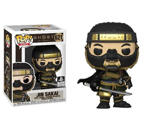 Funko Pop! Ghost Of Tshushima 621 Jin Sakai Ufficiale Playstation Vinyl Statua